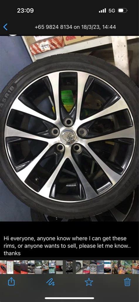 Original Estima 18 Inch Sport Rim For Sale Car Accessories Tyres