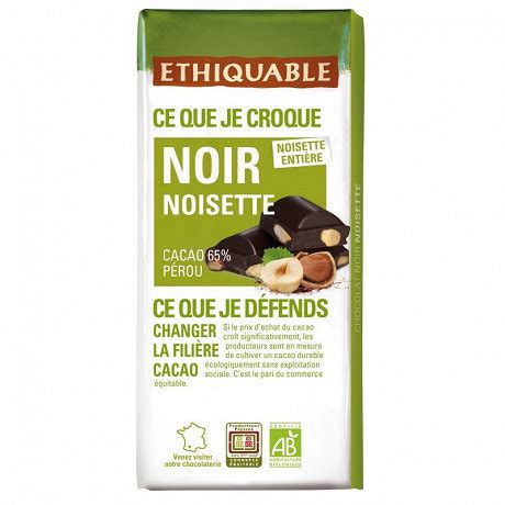 Etthiquable Carr Croquer Chocolat Noir Noisettes Enti Res P Rou