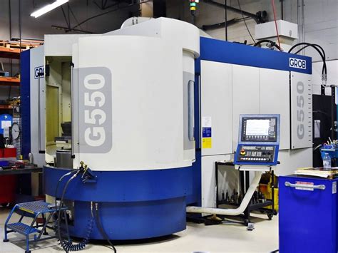 GROB G550 5 Axis Horizontal Universal Machining Center Machining