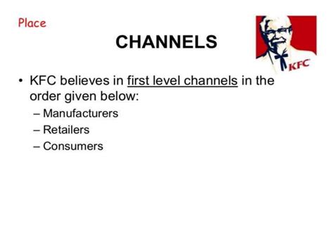 Marketing Mix of KFC