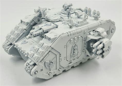 Land Raider Crusader Space Marines Warhammer K Unpainted Hacked By