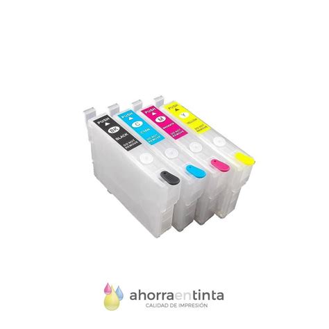 Epson Xl T Cartuchos De Tinta Recargables Vac Os Auto Reseteables