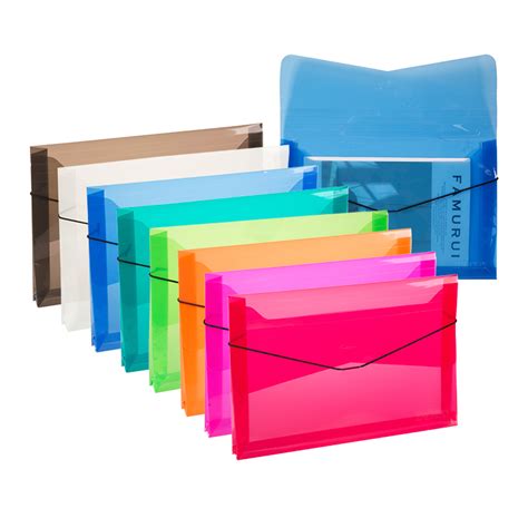 Expandable Document Case With Gusset Translucent PP Foolscap Document