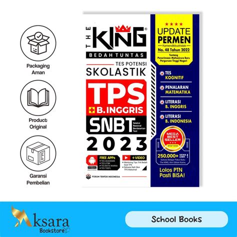 Jual The King Bedah Tuntas Test Potensi Skolastik Tps B Inggris Utbk