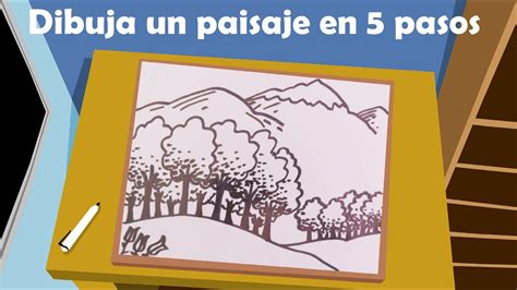 Cómo Dibujar Un Paisaje De Bosque En Solo 5 Pasos Youtube