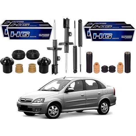 Kit Amortecedor Dianteiro Traseiro Nakata Chevrolet Corsa Novo 1 4 2007