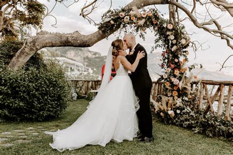 Coral and Blush Amalfi Coast Wedding at Hotel Santa Caterina | Junebug ...