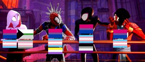 Miles X Gwen Miles X Hobie Hobie X Pavitr Spiderman Art Spider