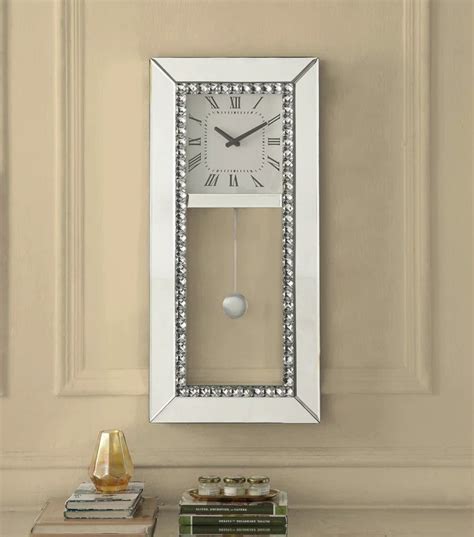 Silver Wall Clocks Foter