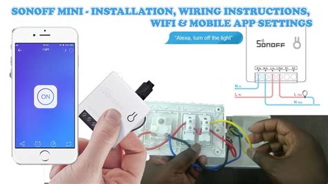 Sonoff Mini Wiring Installation Use Old Switches Make Smart Mobile App