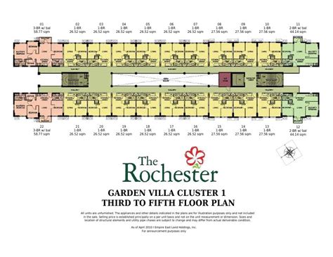 The floor plan - THE ROCHESTER