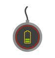 Smartphone Wireless Charger Icon Simple Style Vector Image