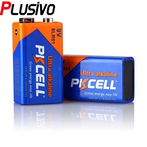 9v Pkcell Battery Alkaline Plusivo