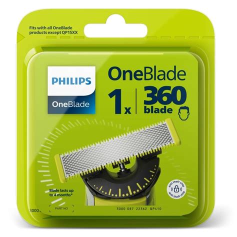 Philips Norelco OneBlade OneBlade QP410/50 Lame 360 de rechange ...
