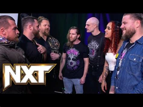 Gallus And Schism Come Face To Face Backstage WWE NXT April 11 2023