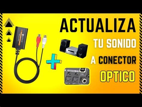 Cómo conectar tu sistema de sonido antiguo al televisor con un