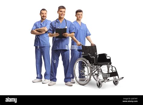 Hombres En Uniformes De Trabajo Azules Im Genes Recortadas De Stock Alamy