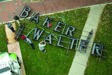 June 10 Event Planned To Re Light Walter Baker Sign In Lower Mills