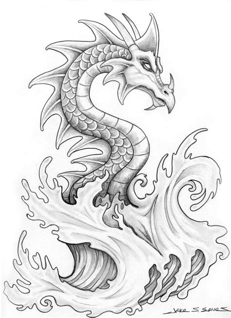 Water Dragon by MuddyGreen on DeviantArt