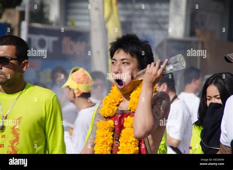 Phuket Vegetarian Festival Thailand Stock Photo Alamy