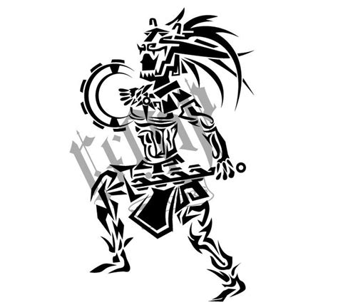 Aztec SVG, Jaguar Warrior, Mayan Symbol, Aztec Culture, Mayan Image ...