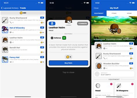 Your character is able to find, loot, craft and buy new equipment that