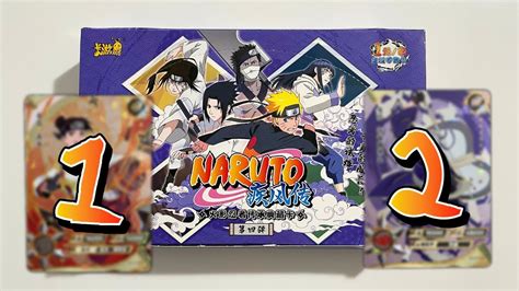 Two Pulls Again Kayou Naruto Cards Booster Box Unboxing Tier Wave