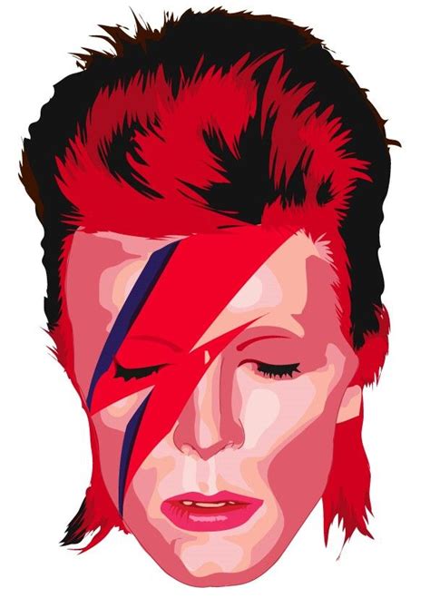 David Bowey Pop Art Dibujos David Bowie Poster Rock Poster