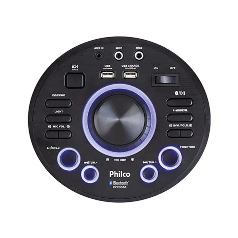 Caixa De Som Philco Pcx W Bluetooth Preto Multisom