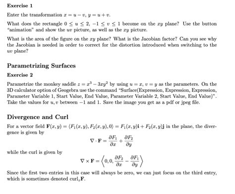 Solved Enter The Transformation X U−v Y U V What Does The