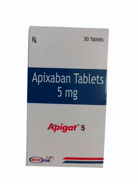 Mg Apixaban Tablets At Rs Box Apixaban Tablet In Surat Id