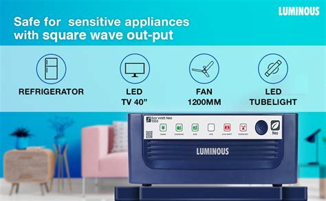 Luminous Eco Watt Neo Square Wave Va V Inverter For Home