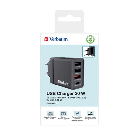 Chr Eu W Ports Usb V Goplader Sort Verbatim