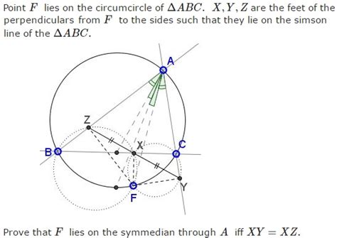 Symmedian and the Simson