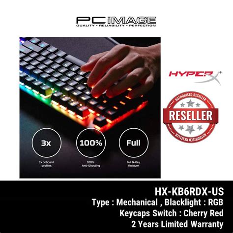 Hyperx Alloy Origins Mechanical Gaming Keyboard Hx Kb Rdx Us Pc