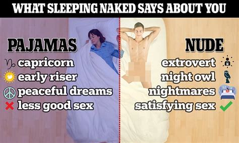 How Sleeping In The Nude Can Boost Your Sex Life According To New Study Daily Mail Online