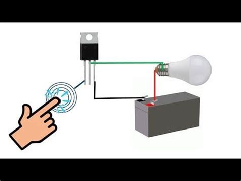 How To Make A Simple Touch Switch Circuit Electronic Design Schematic