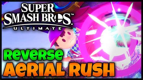 Reverse Aerial Rush Smash Ultimate Bair Tech Easy Tutorial Youtube