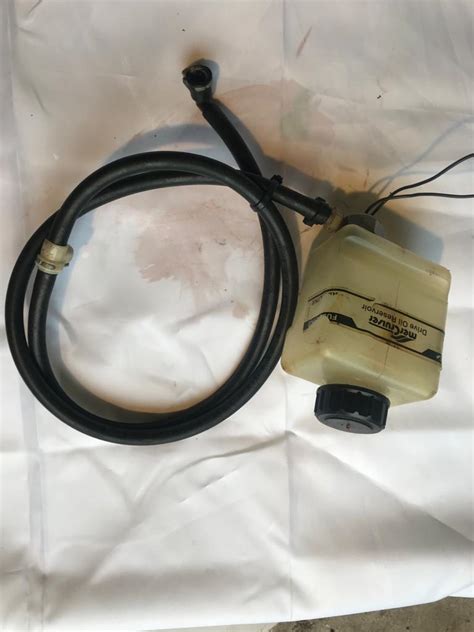 Mercrusier Drive Oil Reservoir With Pipe And Sensor 806193a13 Wayne Maddox Marine