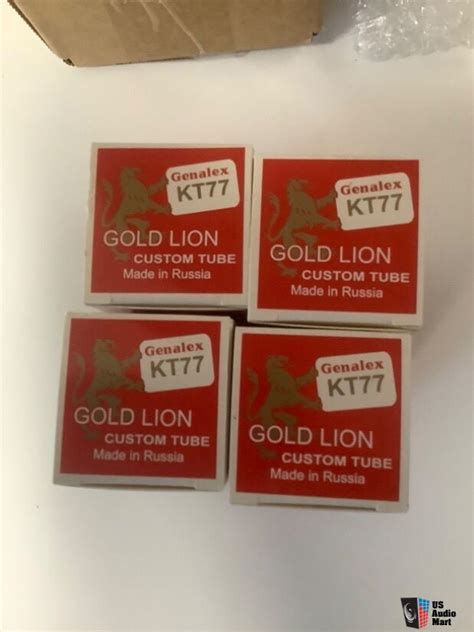 Factory Platinum Matched Quad Genalex Gold Lion Kt Tubes Bnib From