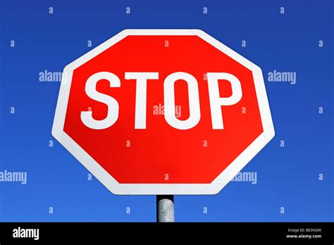 Halt German Stop Sign High Resolution Stock Photography And Images Alamy