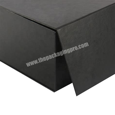 Luxury Flat Pack Folding Cardboard Paper Box Magnetic Closures Foldable Packaging T Boxes