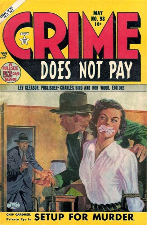 Pulp International Nine Vintage Issues Of Crime Does Not Pay