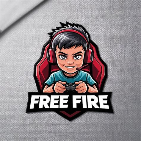 Premium Vector | Free fire Logo for boys