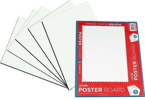 Ucreate Glossy White Poster Board for Printing & Crafts, 11‚Äùx14‚Äù ...