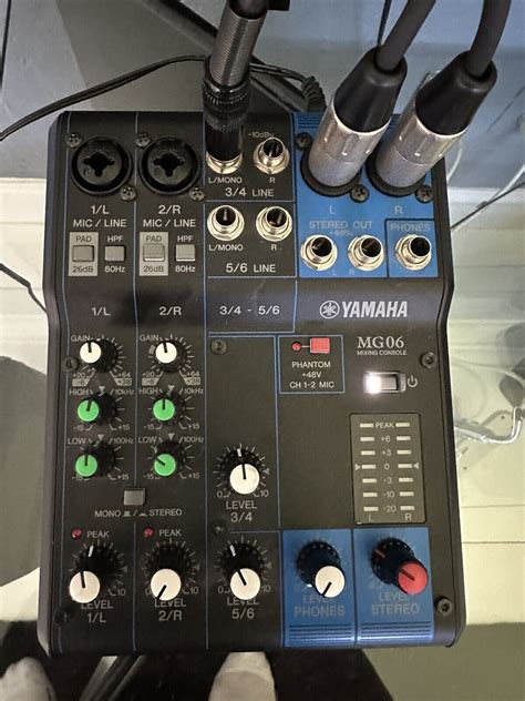 Yamaha MG06 6 Channel Mixing Console 4957812542708| eBay