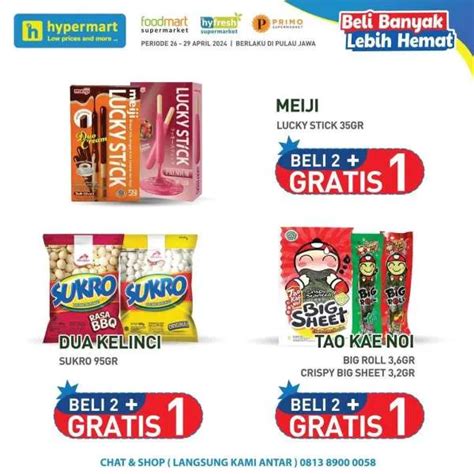 Promo Hypermart Beli Banyak Lebih Hemat April Aneka Snack