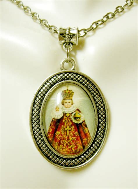 Infant Of Prague Pendant And Chain Ap05 255 Etsy