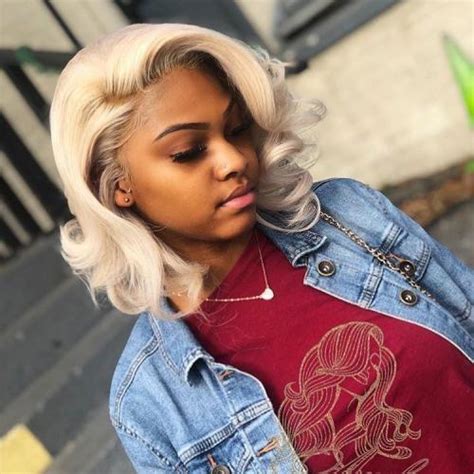 YOOWIGS Royal Film HD Lace X Glueless Lace Front Human Hair Wigs Ash Blonde Short Bob Pre