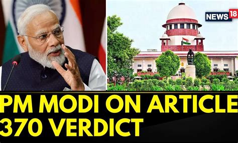 Article 370 News PM Modi S First Reaction On The Abrogation Of